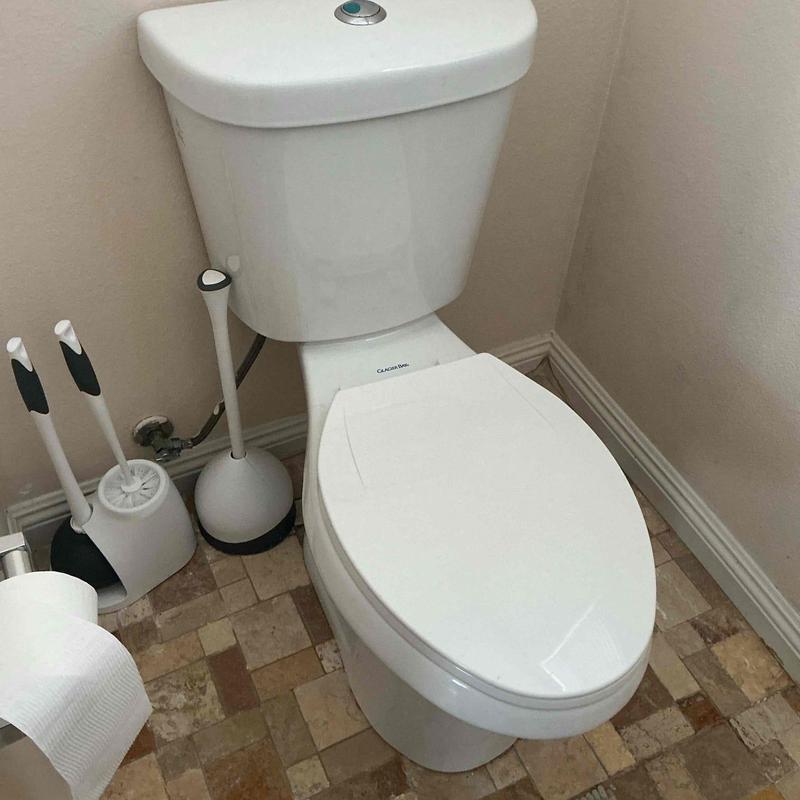 Kohler toilet installation in upstairs bathroom