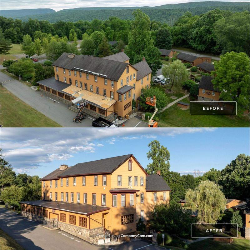 Commercial building roof installation in Stroudsburg PA Commercial building roof installation in Stroudsburg PA