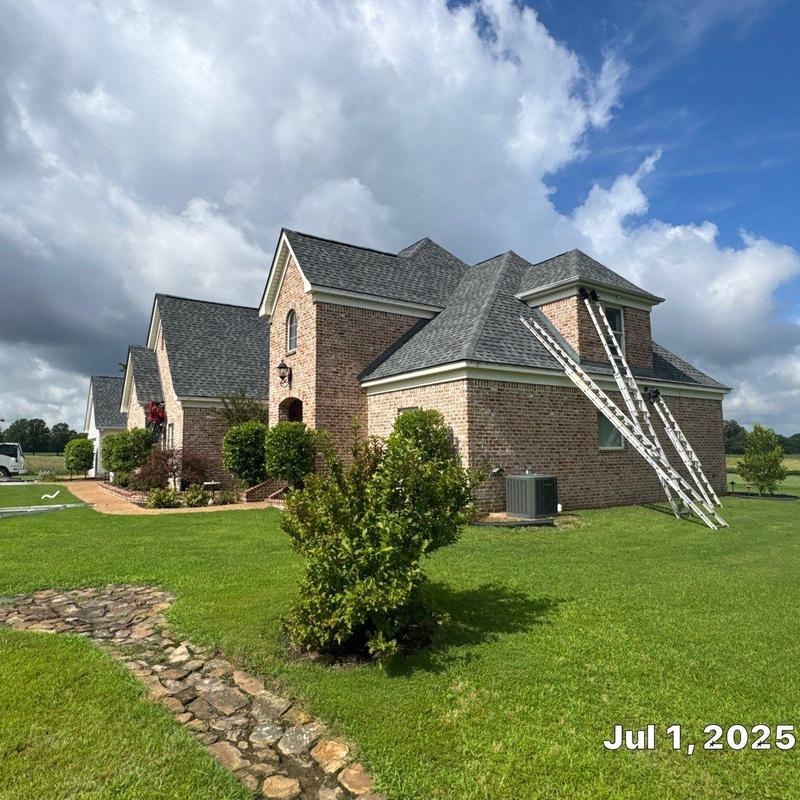 Pinnacle Pristine Roofing system with ladders installed