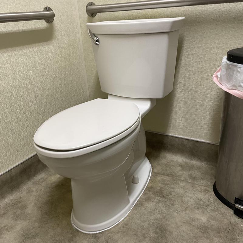 Toilet with new fill valve and sealed base