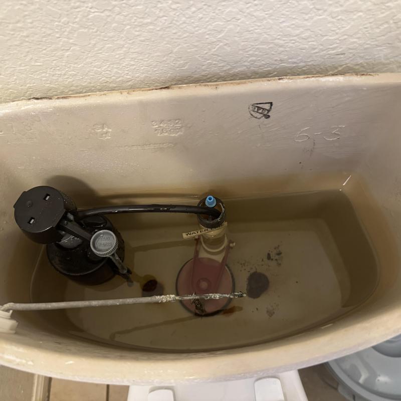 Toilet fill valve and flush mechanism inside tank Toilet fill valve and flush mechanism inside tank