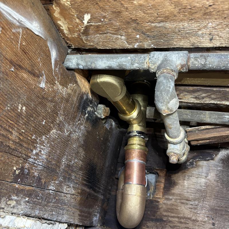 Tub waste and overflow assembly installation under tub