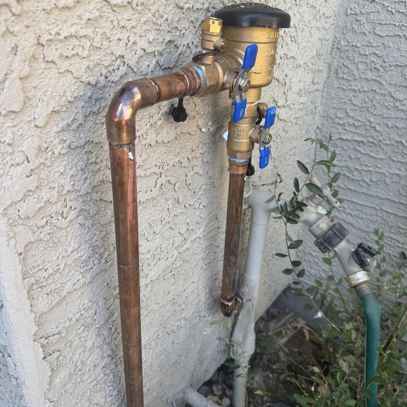 Pressure vacuum breaker irrigation valve with copper pipes Pressure vacuum breaker irrigation valve with copper pipes