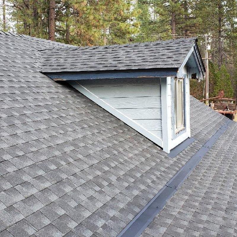 Asphalt shingle roof with dormer in Coulterville CA