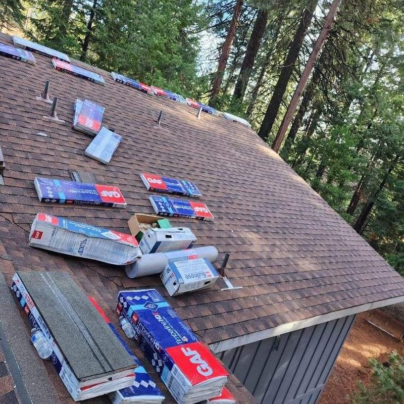 Gaf lifetime asphalt roof with bundled shingles