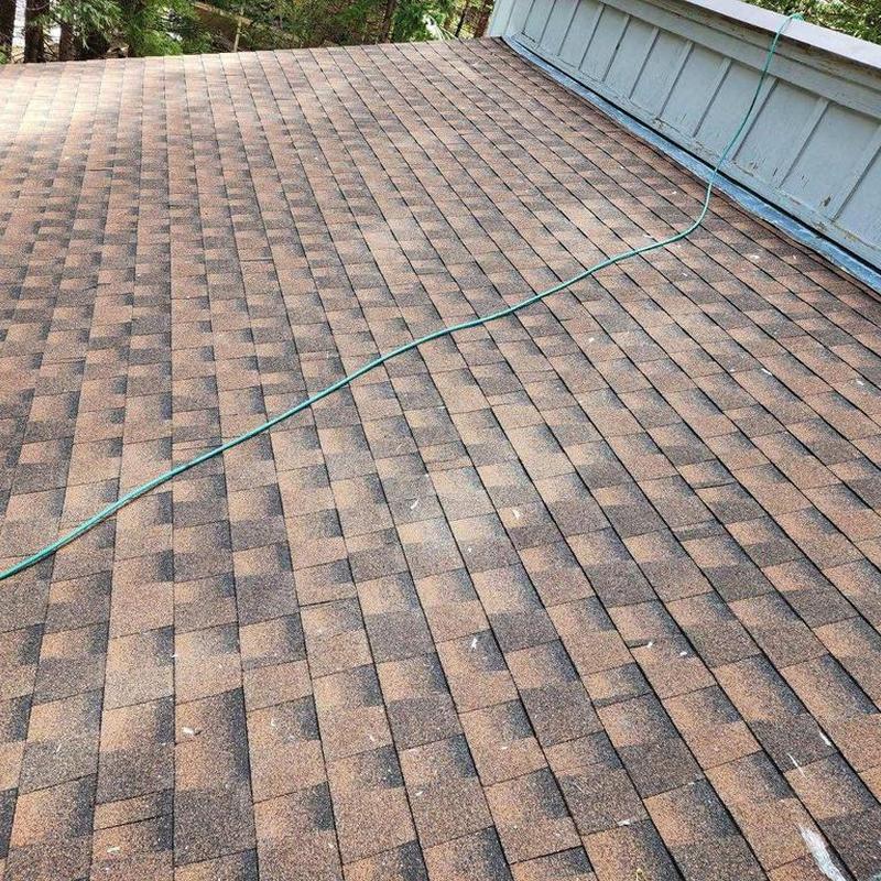 GAF lifetime asphalt roof on cabin in Arnold CA