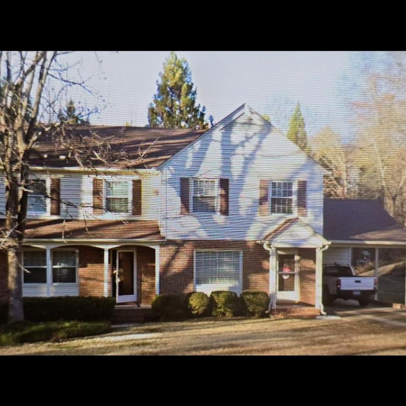 Roof shingles inspection on two-story home Roof shingles inspection on two-story home