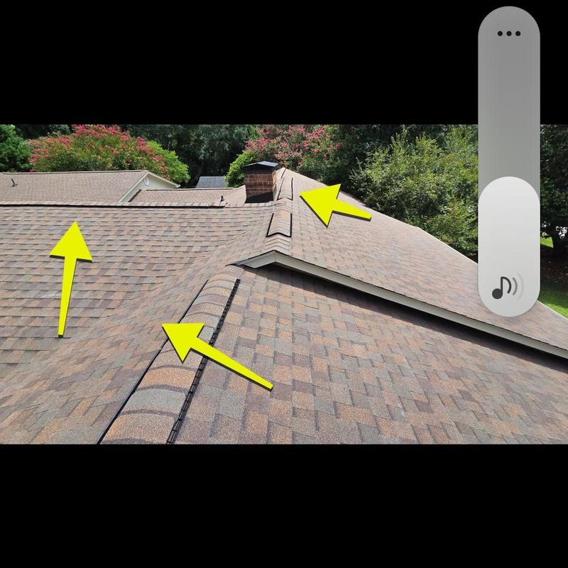 Heather blend architectural shingle roof installation with ridge vents Heather blend architectural shingle roof installation with ridge vents