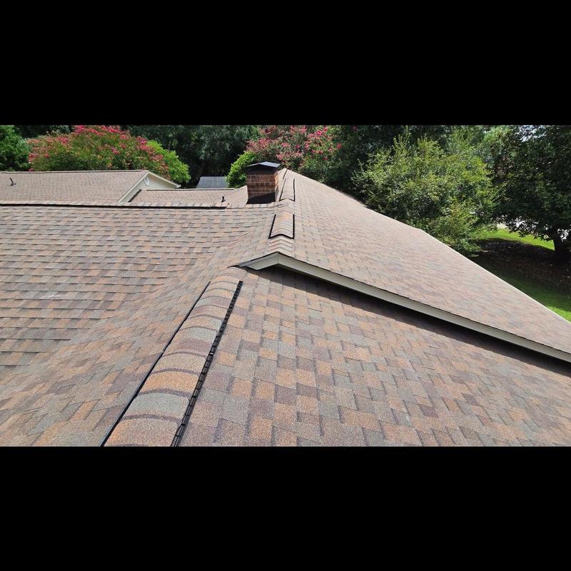 Heather blend architectural shingle roof installation Heather blend architectural shingle roof installation