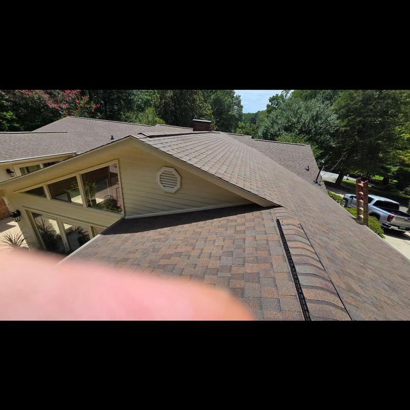 Heather blend architectural shingle roof installation Spartanburg Heather blend architectural shingle roof installation Spartanburg