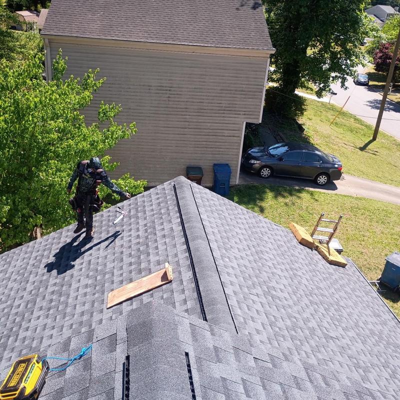 GAF Timberline HDZ Architectural shingle roof installation