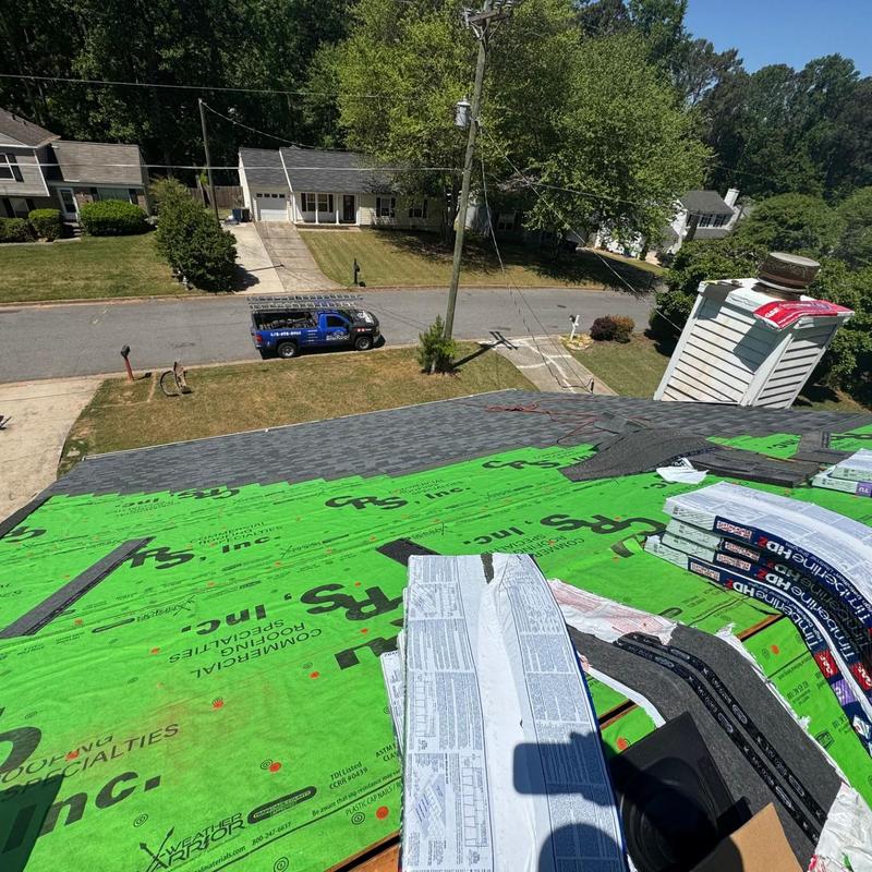 GAF Timberline HDZ shingles installation on roof