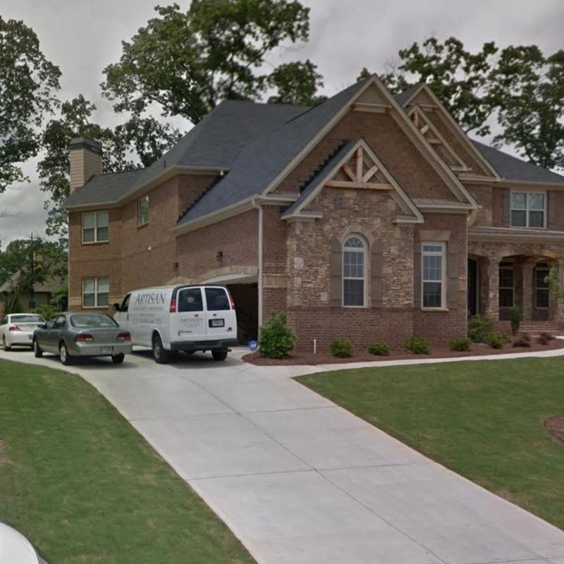 Asphalt shingle roof inspection on residential home