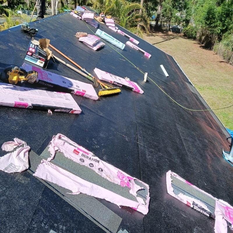 Owens Corning Duration shingles and underlayment installation