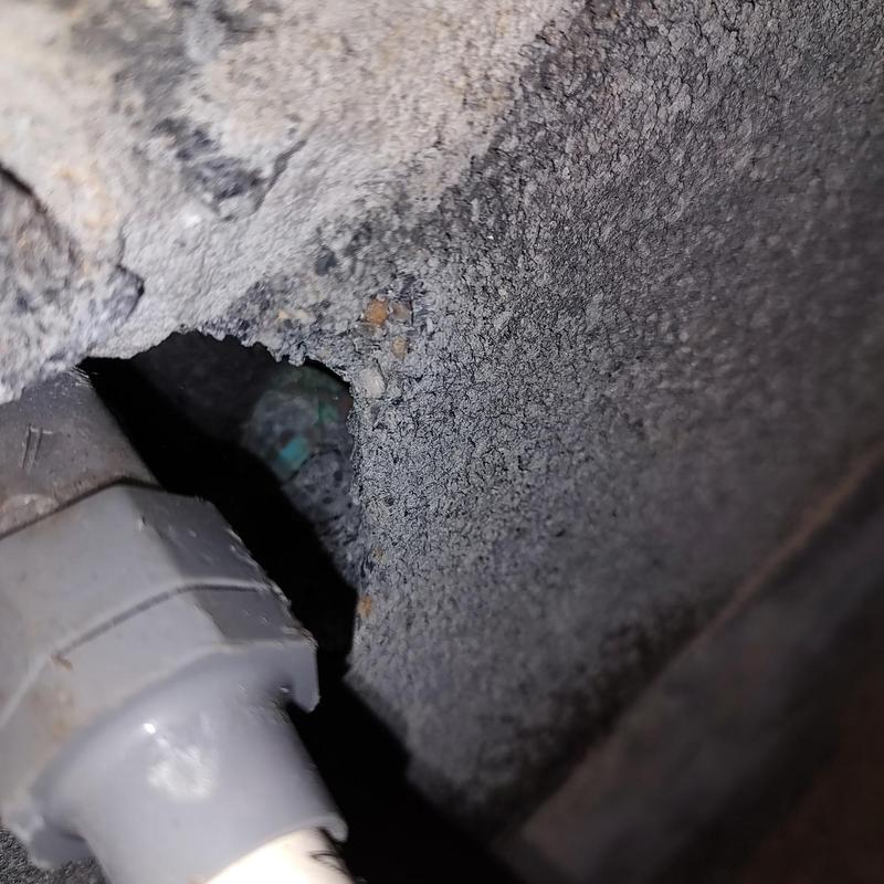 Frost free hose bib behind wall cavity in Midlothian VA