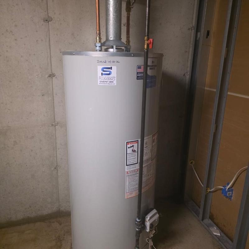 75 Gallon Standard Vent Water Heater Installation