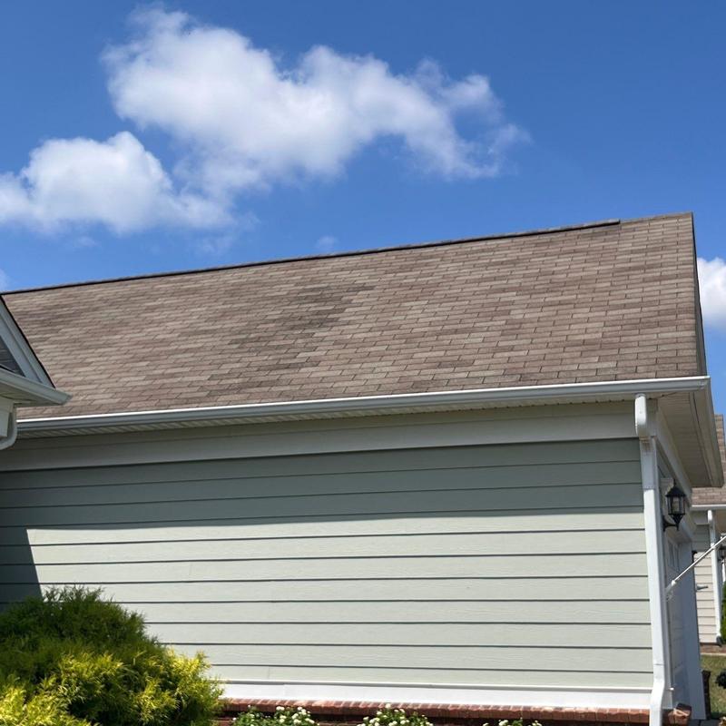 Asphalt shingle roof hail damage inspection in Mt. Juliet