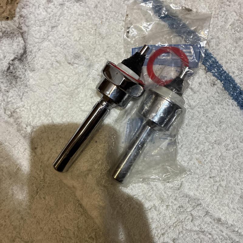 Sloan flushometer valve replacement parts on towel Sloan flushometer valve replacement parts on towel