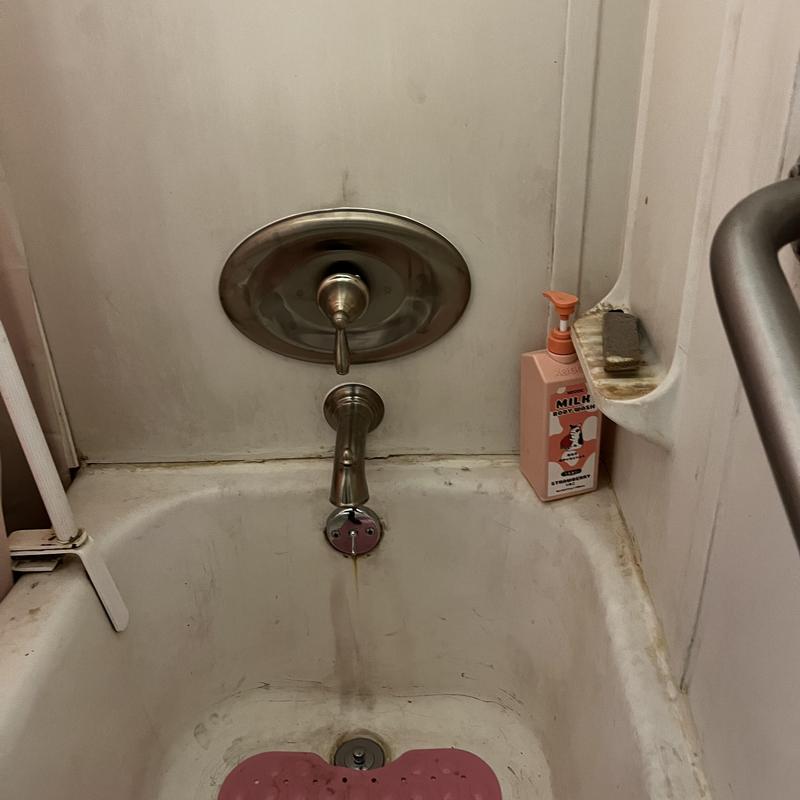 Posi temp shower valve and tub faucet installation