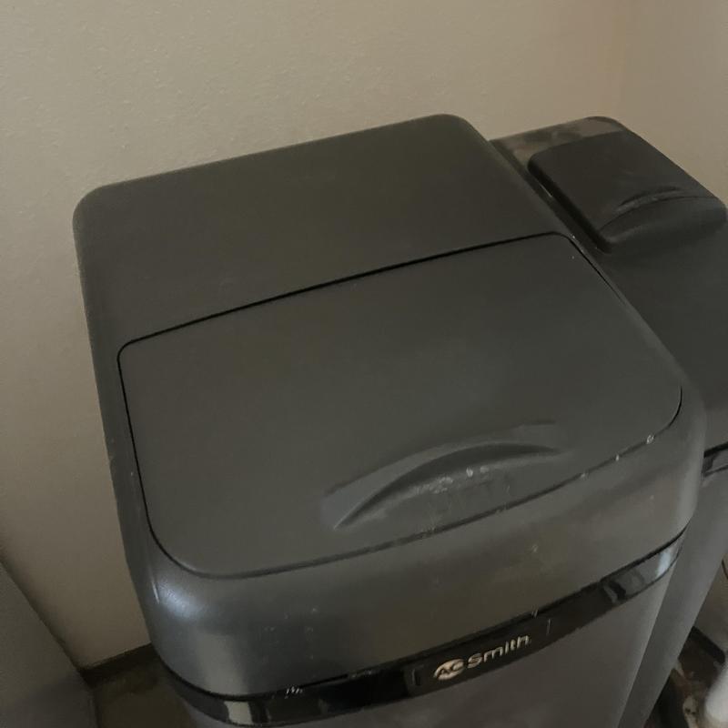 Water softener system unit replacement in home