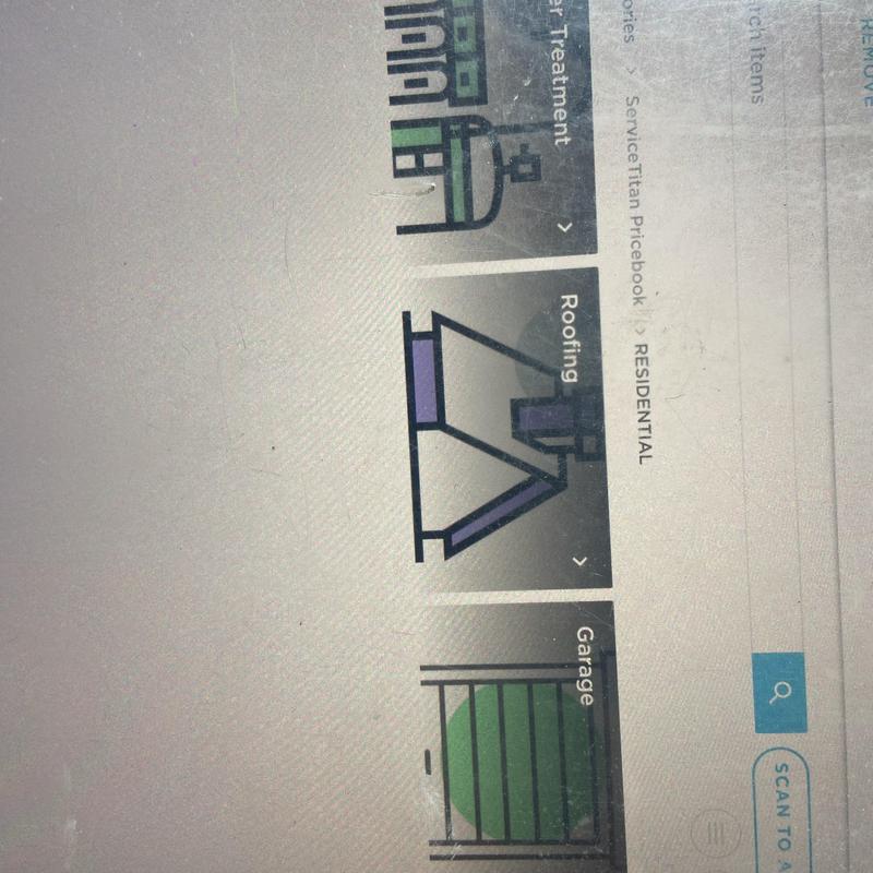 Roofing system icon with sloped design illustration