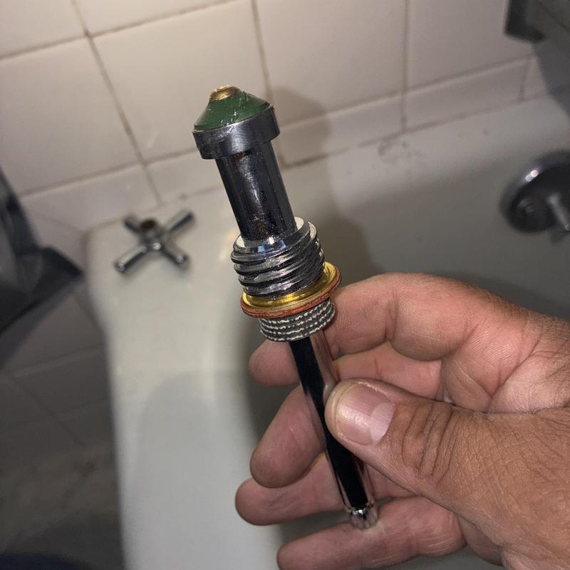 Delta shower cartridge replacement in hand