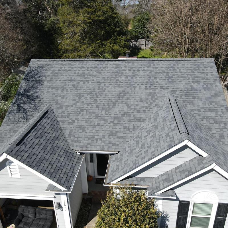 Owens Corning Duration Driftwood shingle roof installation