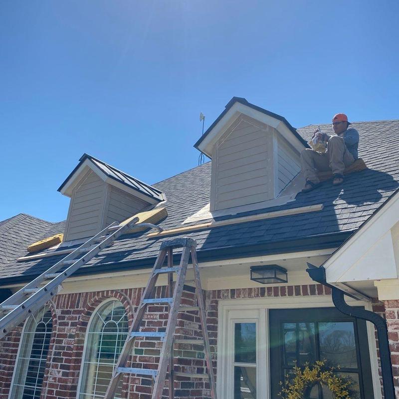 Faux dormer window siding and trim replacement