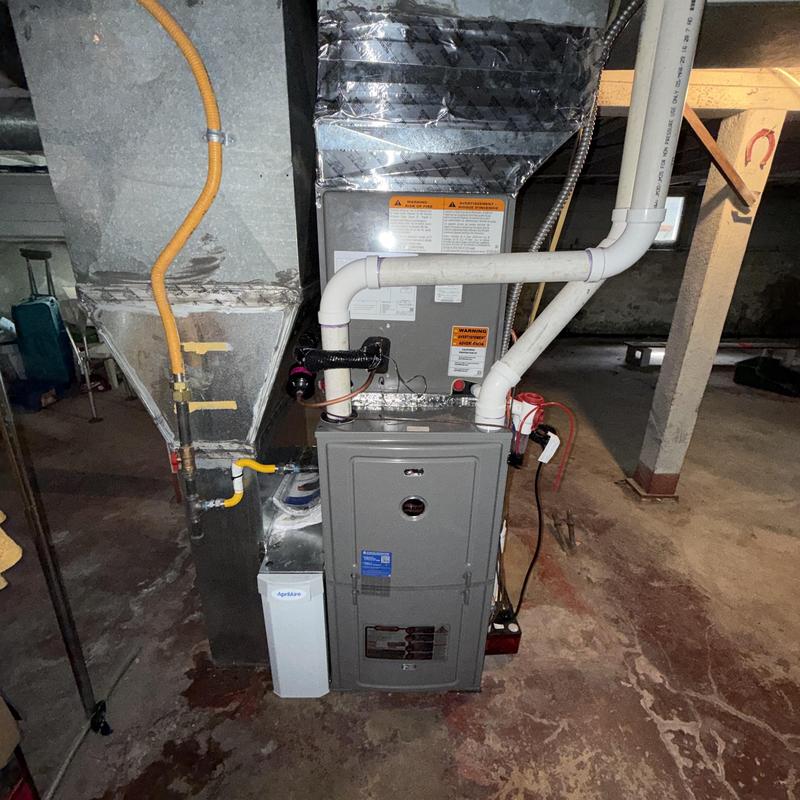 Ruud two-stage variable speed gas furnace installed Ruud two-stage variable speed gas furnace installed