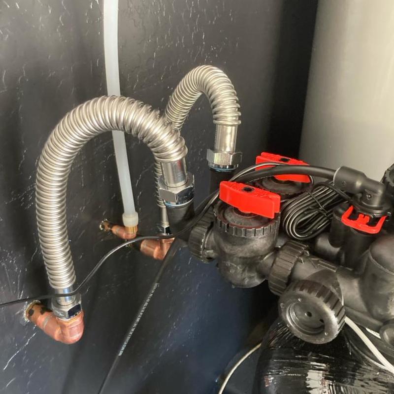 Green Fusion 1000 whole home water filtration system installation