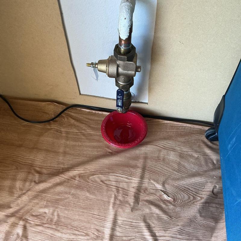 1 pressure regulator valve with water catch bowl