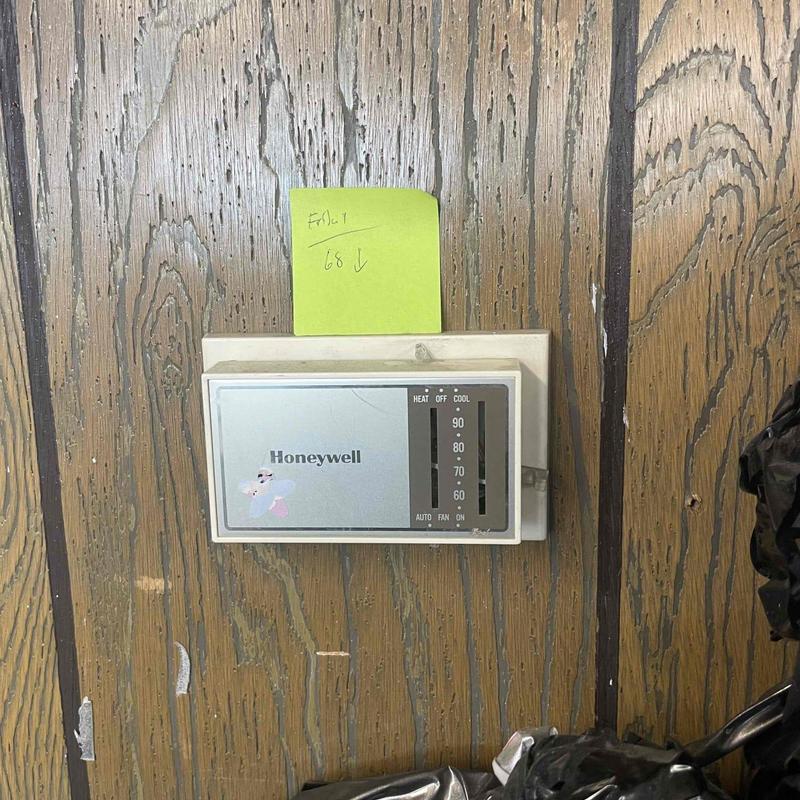 Honeywell electric furnace wall thermostat installation