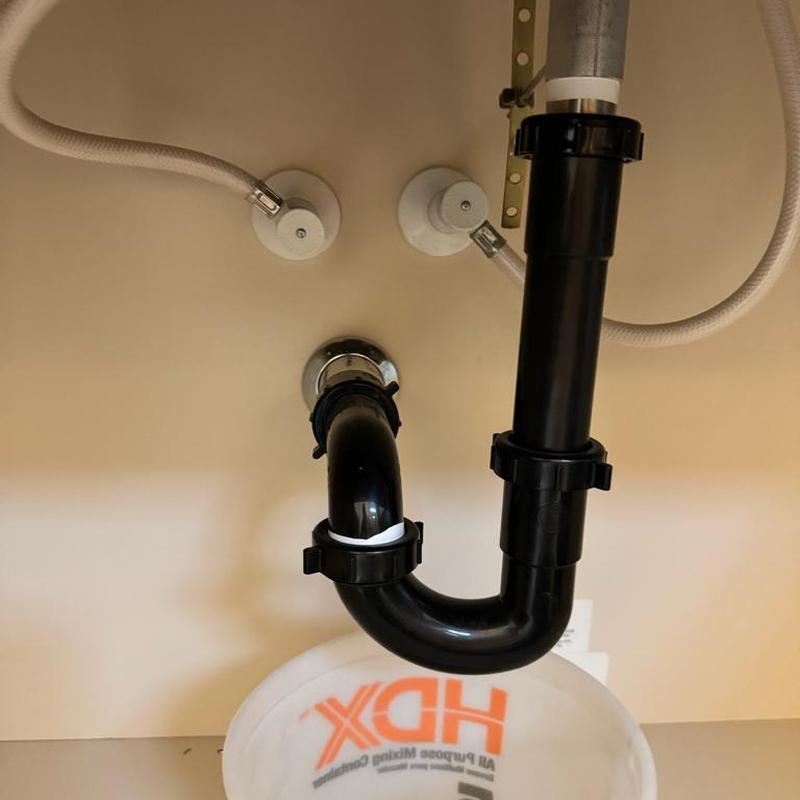Plastic Flo-tite shut off valves under bathroom sink