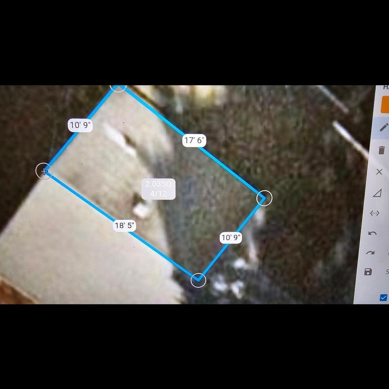 Turbine vent leak area with roof measurements Turbine vent leak area with roof measurements