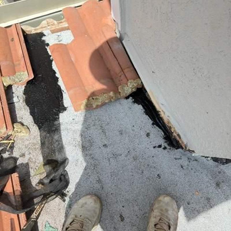 Concrete tile roof decking with Polyglass TU Plus underlayment