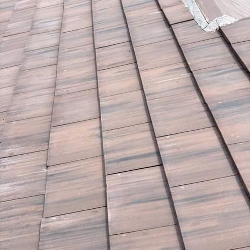 Concrete tile roof with replacement tiles in Cape Coral