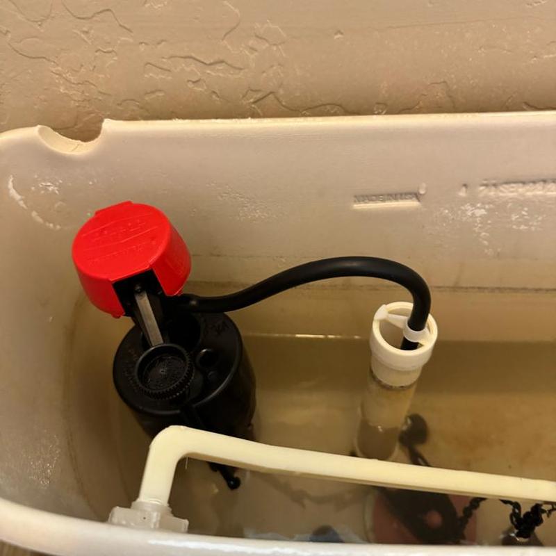 Toilet fill valve replacement with new Fluidmaster valve
