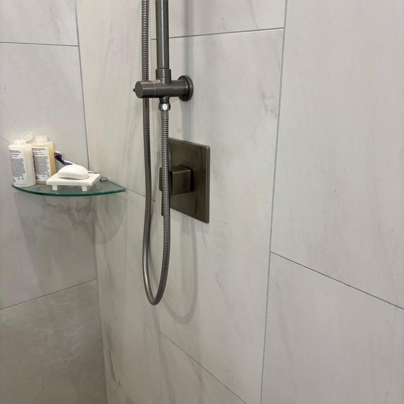 Delta Pierce single handle shower faucet with brushed nickel finish