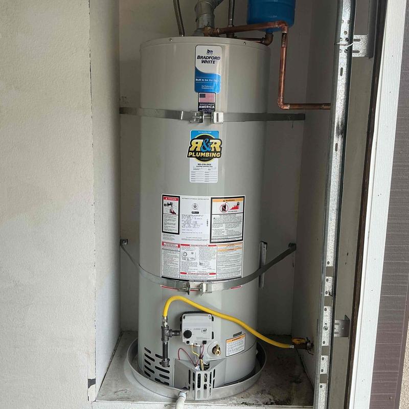Bradford White 50-gallon water heater installation