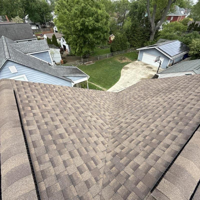 GAF Timberline HDZ asphalt shingle roof installation