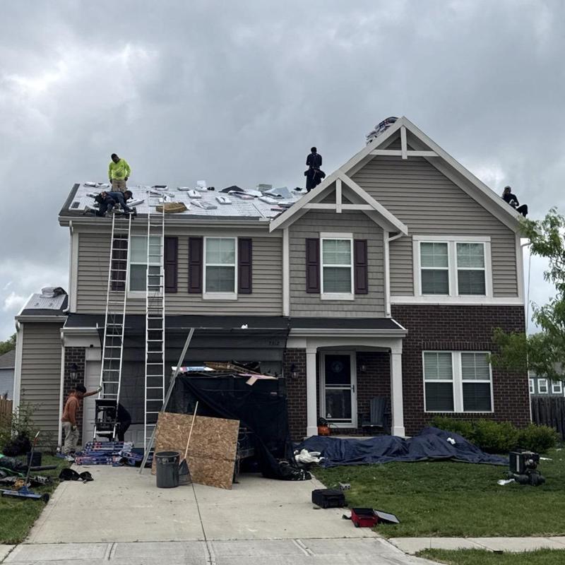 GAF Timberline HDZ asphalt shingle roof installation