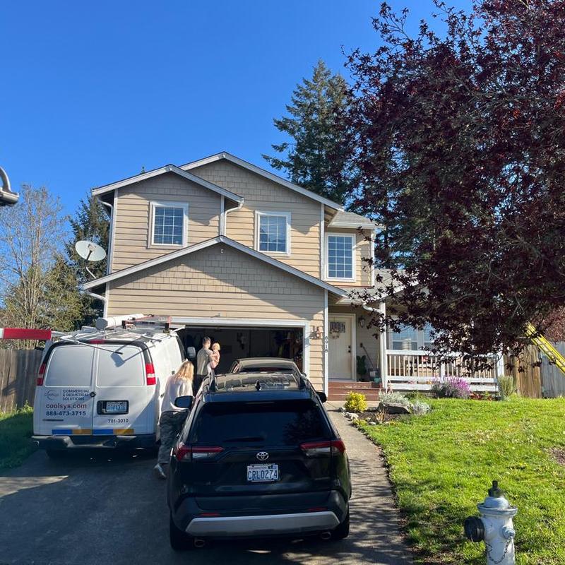 Asphalt shingle roof inspection at residential home in Hayden, ID