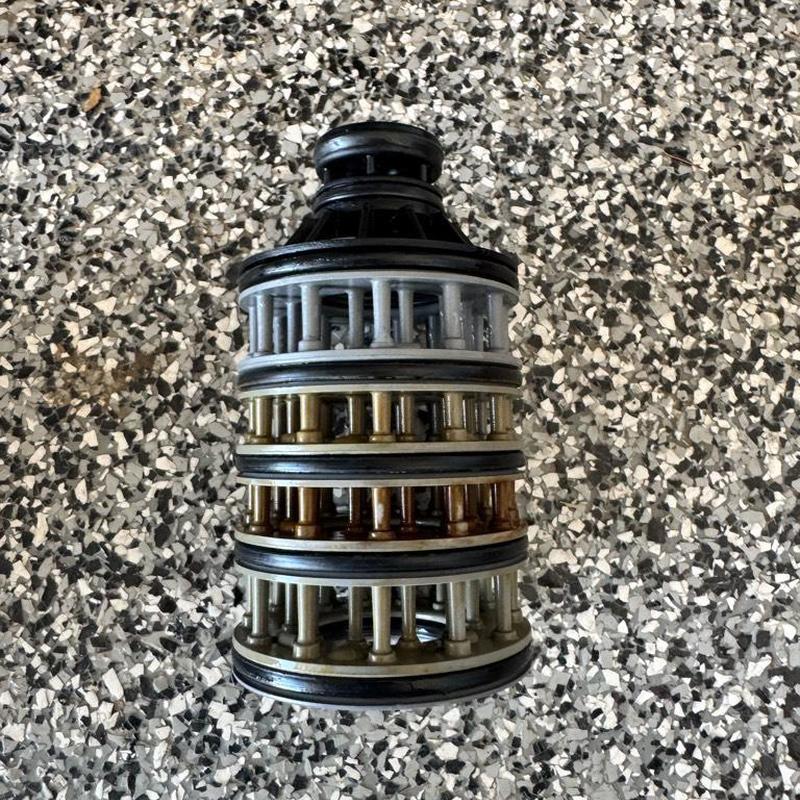 Water softener seal stack with o-rings replacement