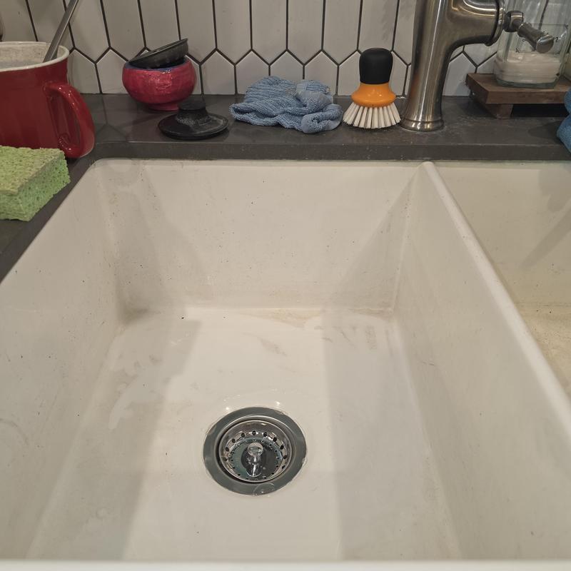 Kitchen sink basket strainer replacement and cleaning