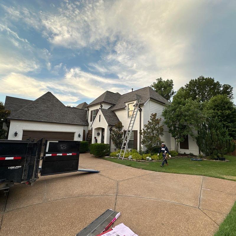 Owens Corning asphalt shingle roof installation, Arlington TN