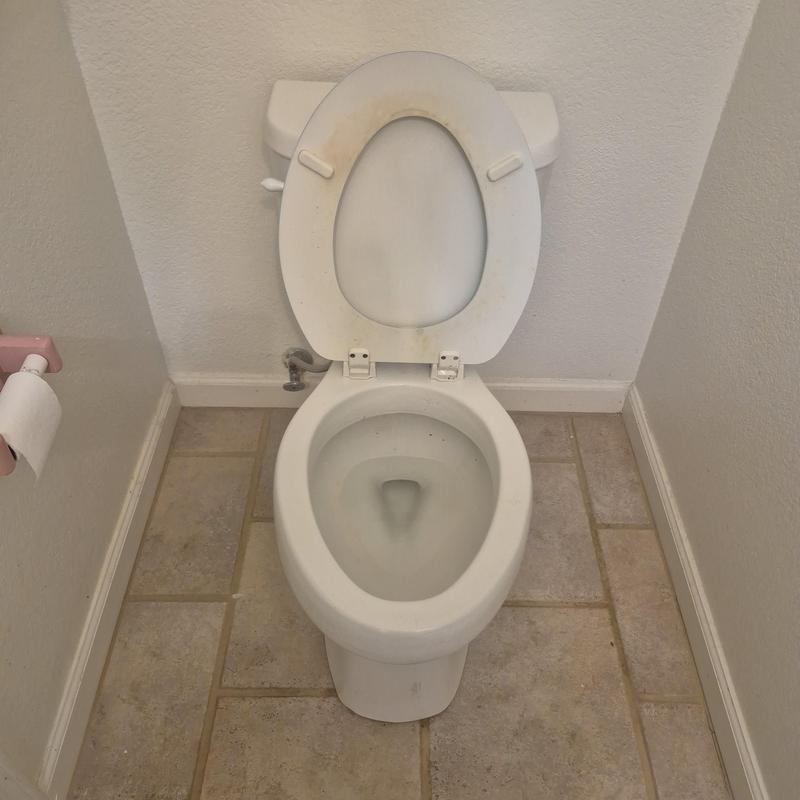 Gerber Banner ADA elongated toilet with angle stop valve Gerber Banner ADA elongated toilet with angle stop valve