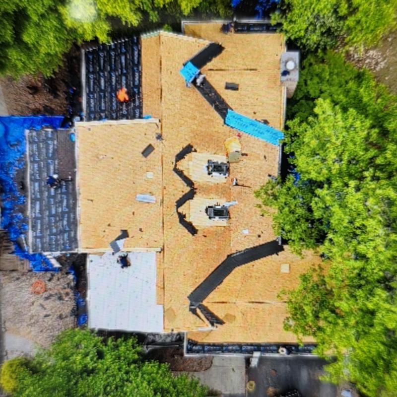 Roof decking preparation and underlayment installation in Moore SC Roof decking preparation and underlayment installation in Moore SC