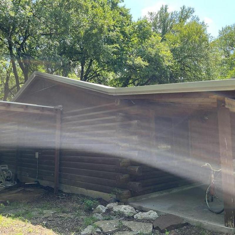 Roof rake trim and 26-gauge metal panels replacement