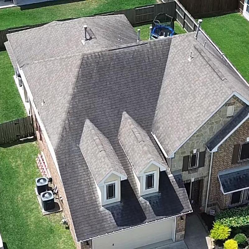 Asphalt shingle roof inspection for hail damage