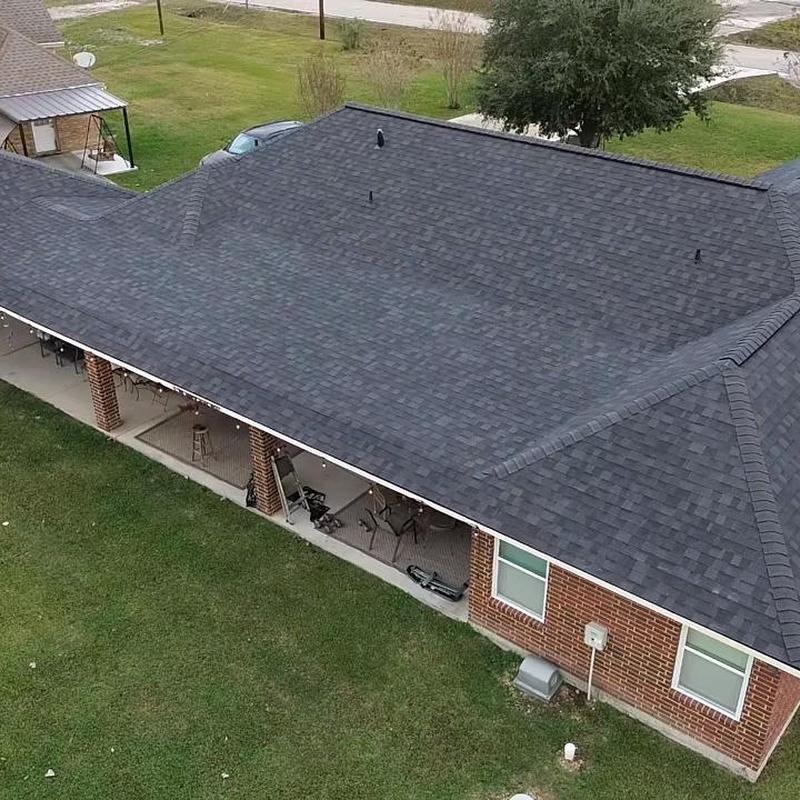Owens Corning Duration Driftwood roof installation view
